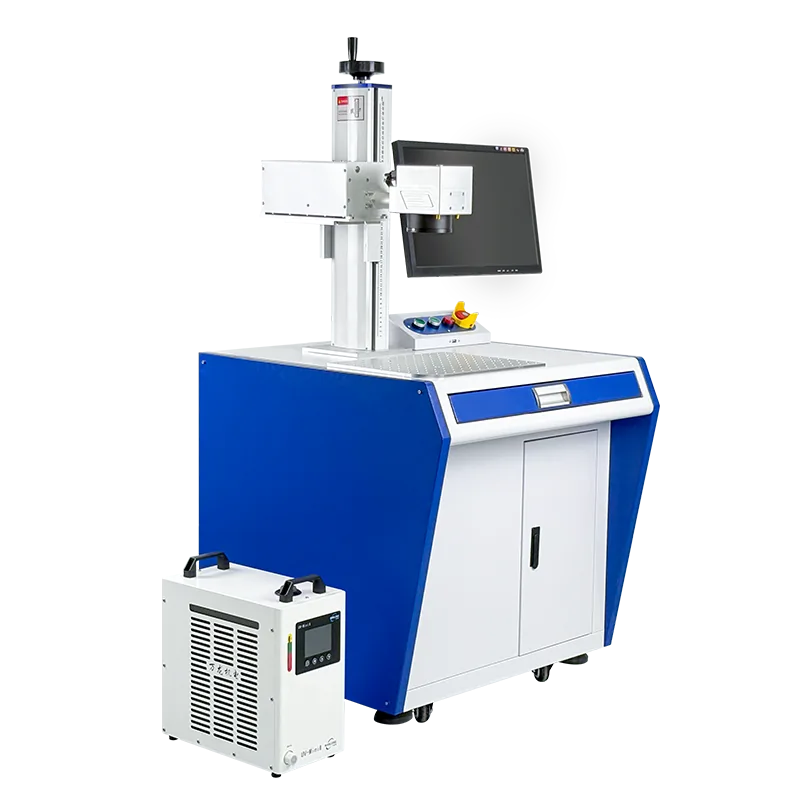 Industrial desktop UV laser marking machine with adjustable column