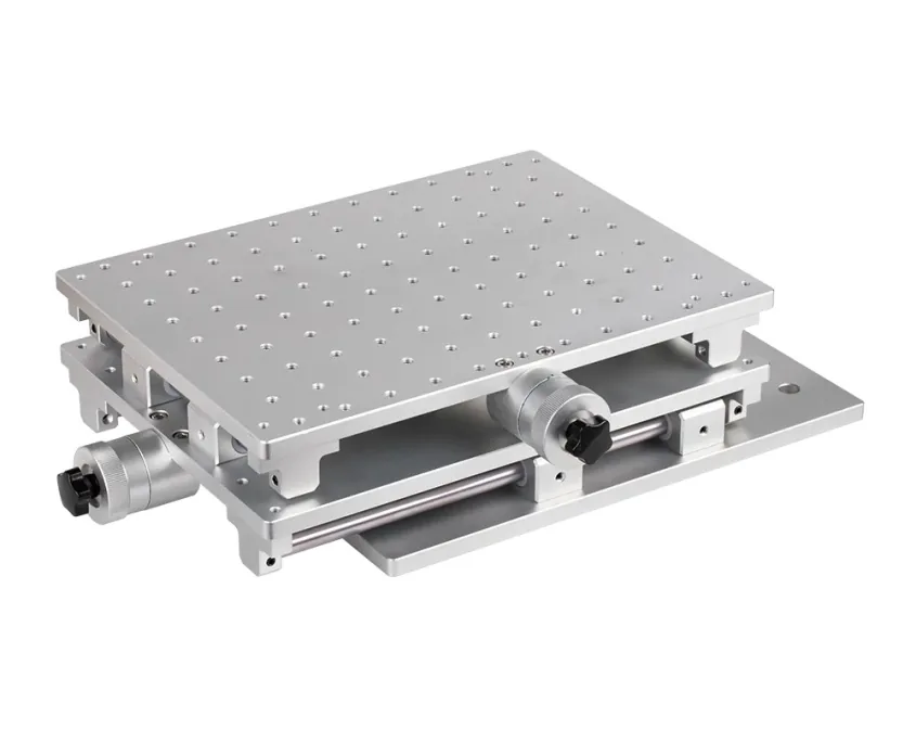 Two-axis adjustable moving worktable