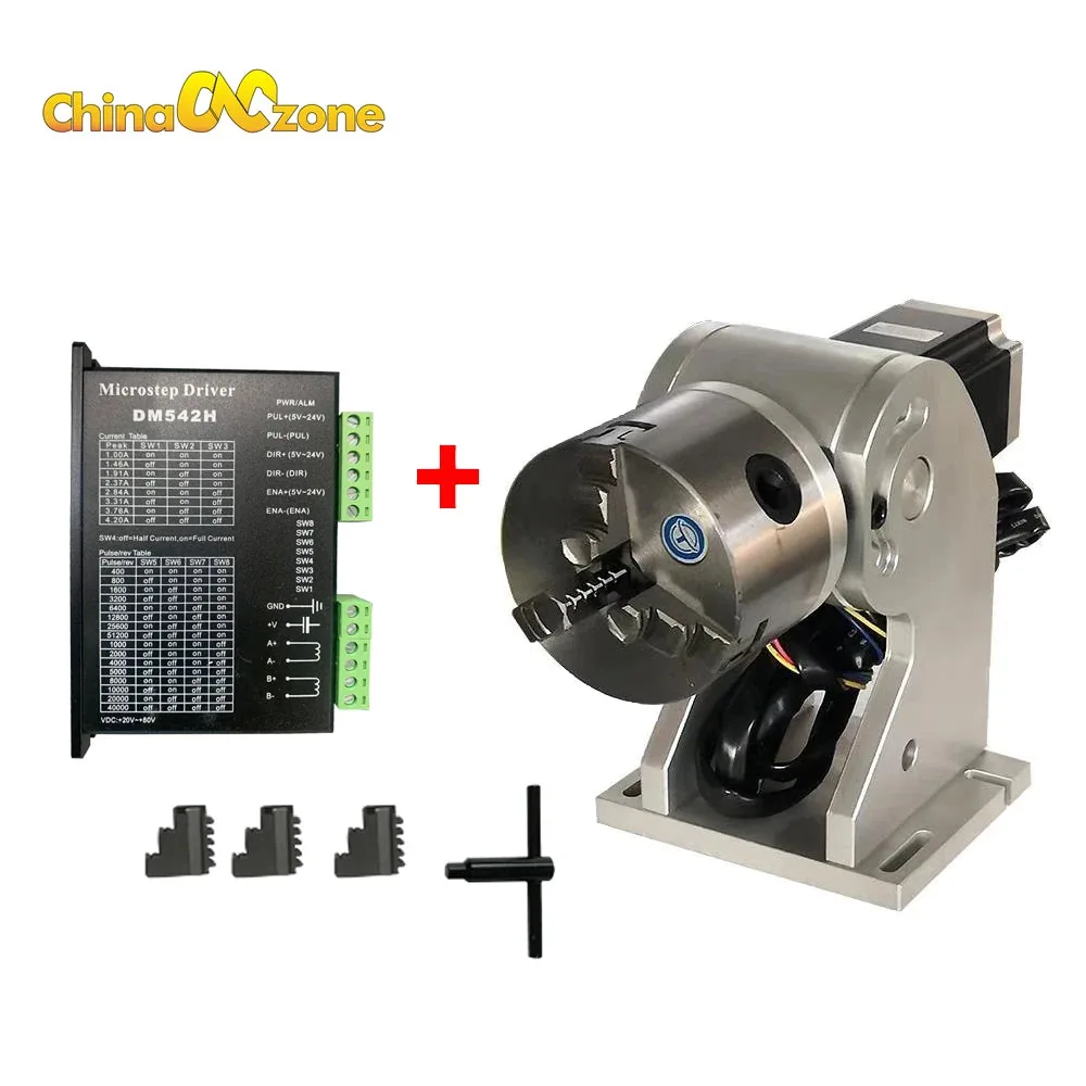 Rotary axis accessory for cylindrical laser marking