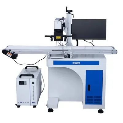 CCD vision UV laser marking machine for positioned parts