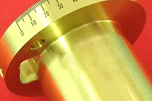 Copper surface sample for laser marking planning