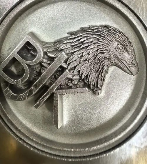 3D laser marking sample for workpiece validation