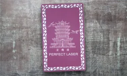 Laser marked anodized aluminum sample with high-contrast identification