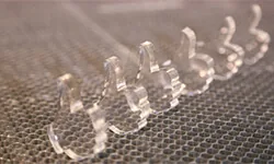 Registered acrylic laser marking sample for PMMA material review