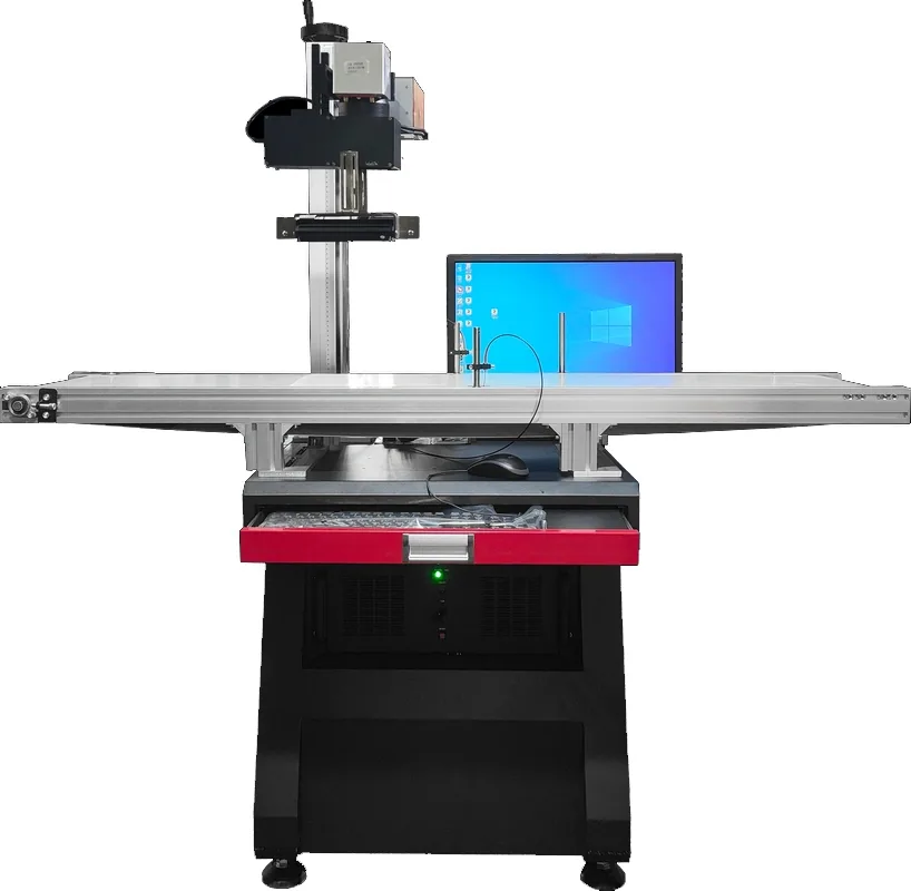 UV laser marking machine with CCD vision positioning for plastic housings