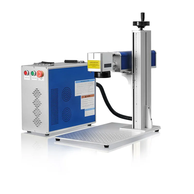 Split-type fiber laser marking machine with separated control unit