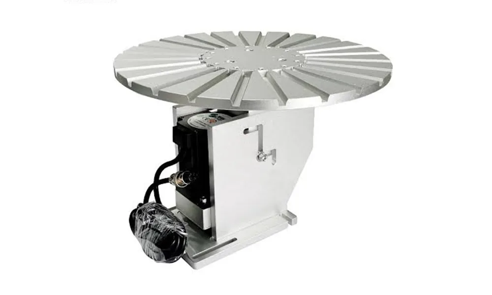 Circular indexing rotary table accessory for laser marking