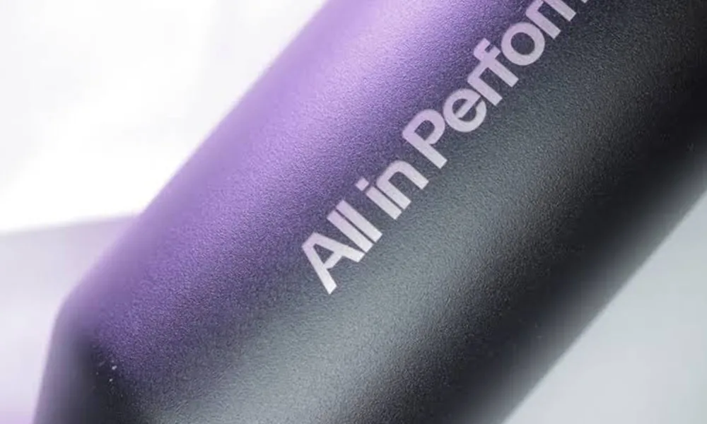 Laser-marked coated aluminum material sample