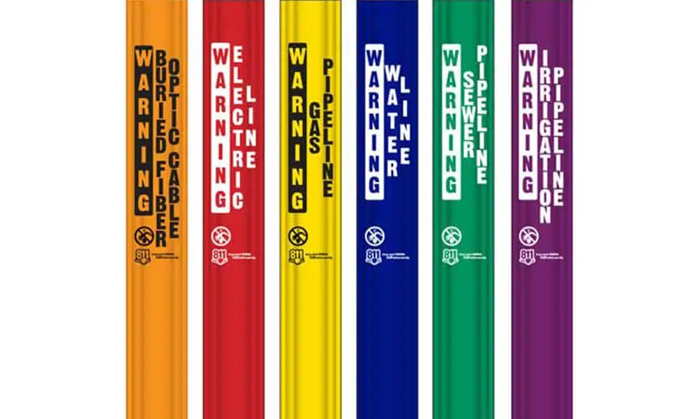Laser-marked identification graphics on colored fiberglass composite profiles